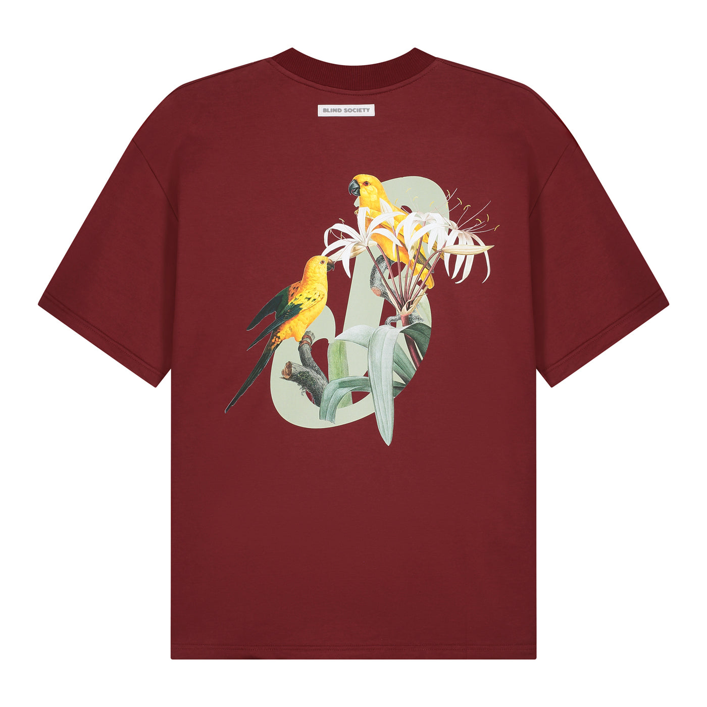 Gelbes Vogel-T-Shirt