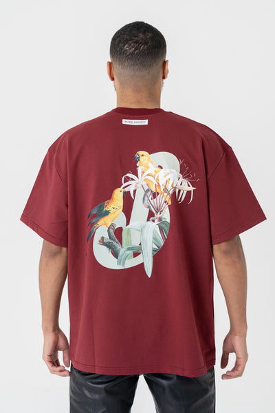 Gelbes Vogel-T-Shirt