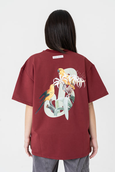 Gelbes Vogel-T-Shirt